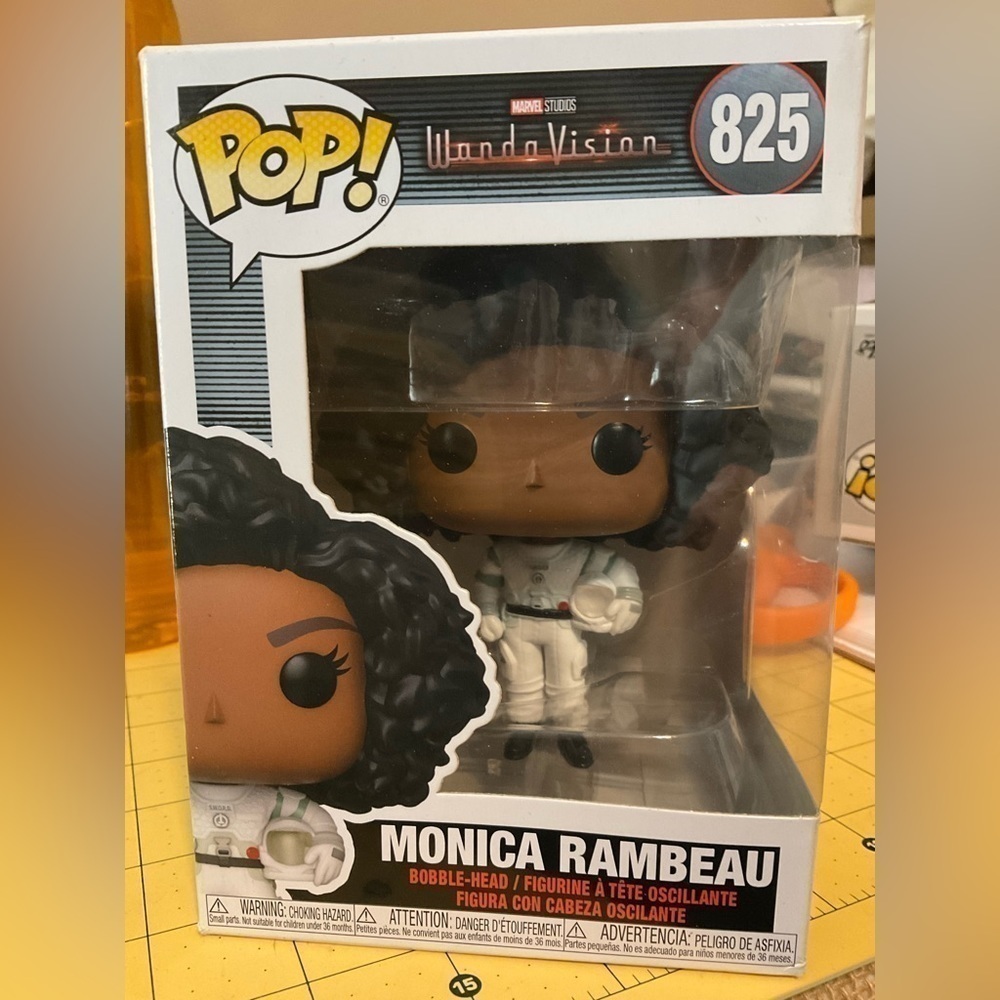 New Funko Marvel Studios WandaVision Monica Rambeau Pop! Vinyl Figure BNIB #825